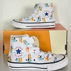 NEW Bluey x Converse Chuck Taylor High Tops - Youth Size 11 | Limited Edition